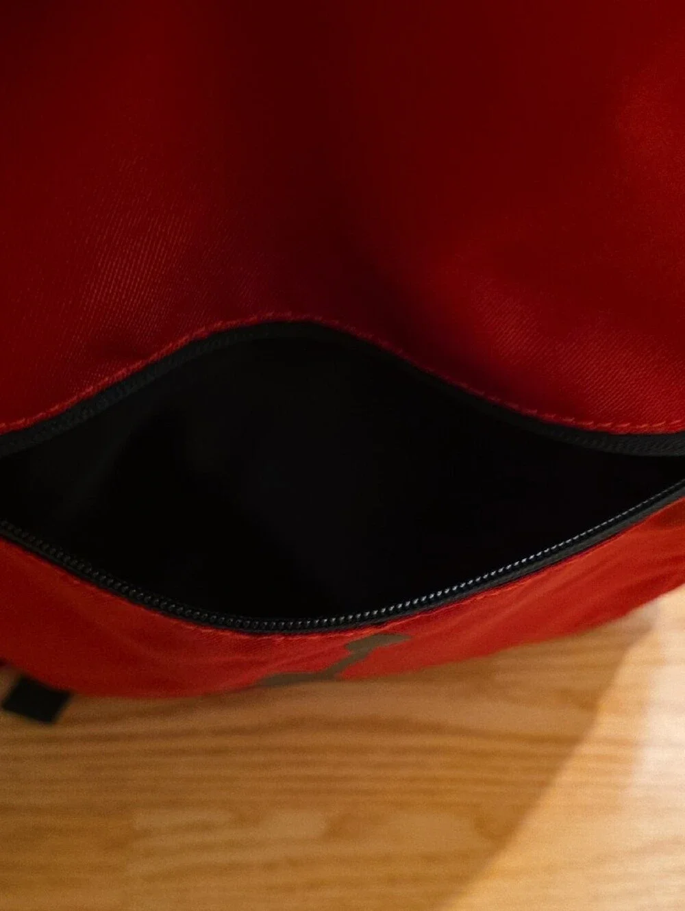 Nike Red AIR Jumpman Backpack with Pencil Case